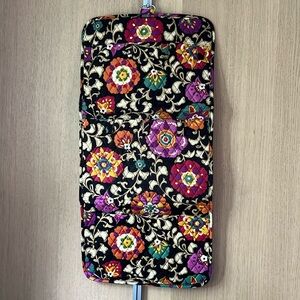 Vera Bradley “Suzani” jewelry tote/hanging storage sleeve